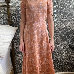 Brand new Beach Gold Maxi dress